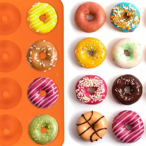 Silikonowa forma do oponek donuty 8 szt